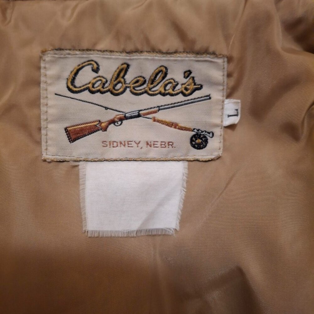 Vintage Cabela's Camo Hunting Coat Men's Large - Picture 2 of 4